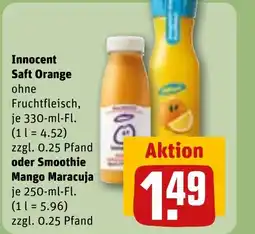 REWE DE INNOCENT Saft orange tilbud