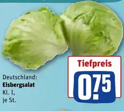 REWE DE Eisbergsalat tilbud