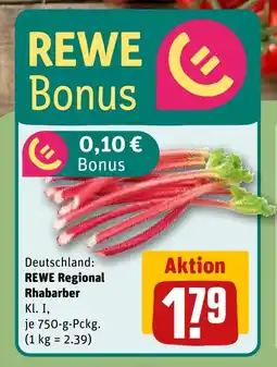 REWE DE Rewe regional rhabarber tilbud