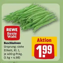 REWE DE Buschbohnen tilbud