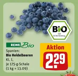 REWE DE Bio heidelbeeren tilbud