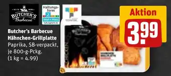 REWE DE BUTCHER'S BARBECUE Hähnchen-grillplatte tilbud