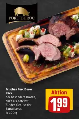 REWE DE Frisches porc duroc rack tilbud