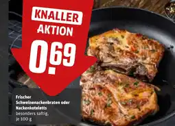 REWE DE Frischer schweinenackenbraten oder nackenkoteletts tilbud