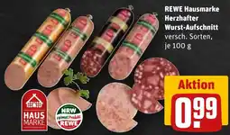 REWE DE Rewe hausmarke herzhafter wurst-aufschnitt tilbud