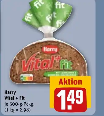 REWE DE HARRY Vital + fit tilbud