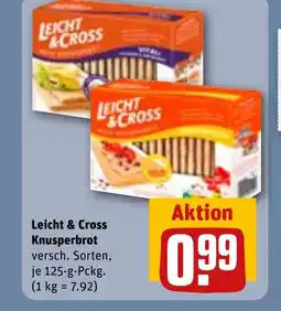 REWE DE LEICHT & CROSS Knusperbrot tilbud