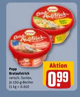 REWE DE POPP Brotaufstrich tilbud