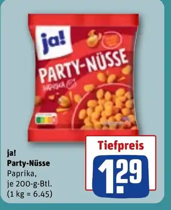 REWE DE JA! Party-Nüsse tilbud