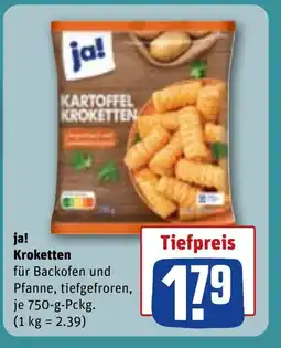 REWE DE JA! Kroketten tilbud