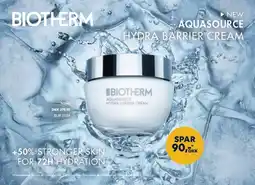 Scandlines Travel Shop BIOTHERM AQUASOURCE HYDRA BARRIER CREAM tilbud
