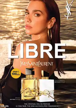 Scandlines Travel Shop YVES SAINT LAURENT LIBRE EDP ELLER L'EAU NATURELLE tilbud