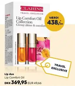 Scandlines Travel Shop CLARINS Lip duo tilbud