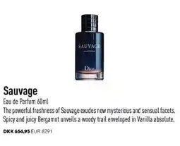 Scandlines Travel Shop Dior Sauvage 60 ml tilbud