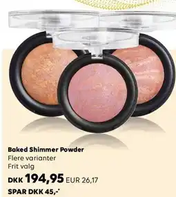 Scandlines Travel Shop NILENS JORD Baked Shimmer Powder tilbud