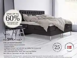 SengeSpecialisten VIVA LUX ELEVATIONSSENG tilbud