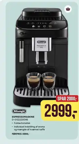 Skousen ESPRESSOMASKINE tilbud