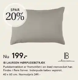 SengeSpecialisten IB LAURSEN HØRPUDEBETRÆK tilbud