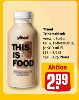 REWE DE YFOOD Trinkmahlzeit tilbud