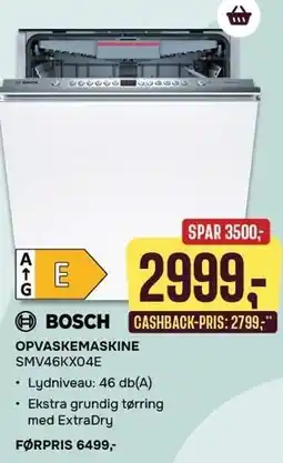Skousen OPVASKEMASKINE tilbud