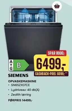 Skousen OPVASKEMASKINE tilbud