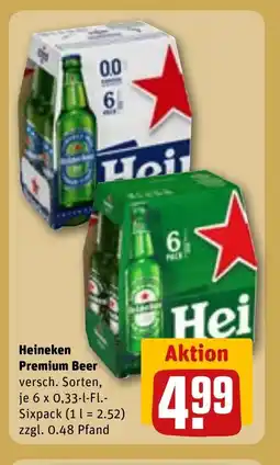 REWE DE Heineken Premium Beer tilbud