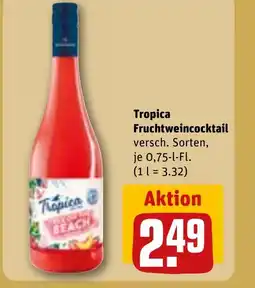 REWE DE Tropica Fruchtweincocktail tilbud