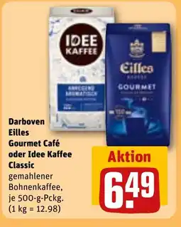 REWE DE Darboven Eilles Gourmet Café oder Idee Kaffee Classic tilbud