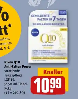REWE DE NIVEA Q10 Anti-Falten Power tilbud