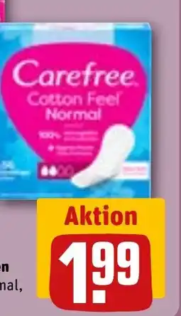 REWE DE Carefree Slipeinlagen tilbud