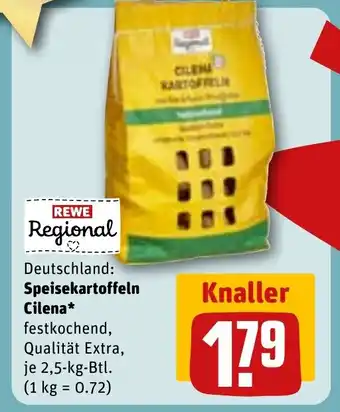 REWE DE Speisekartoffeln Cilena tilbud