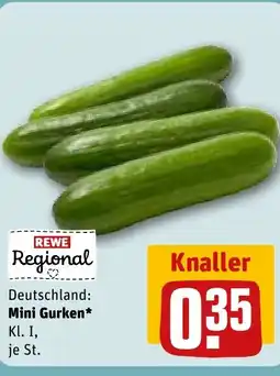 REWE DE Mini Gurken tilbud