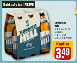 REWE DE Schmackes Hell tilbud