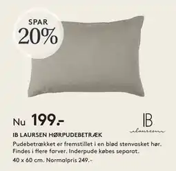 SENG IB LAURSEN HØRPUDEBETRÆK tilbud