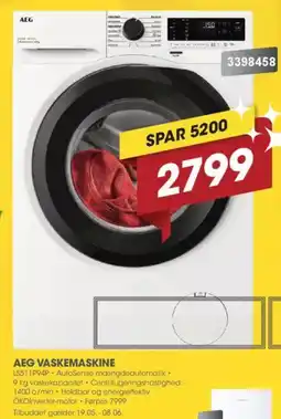 Punkt1 AEG VASKEMASKINE tilbud