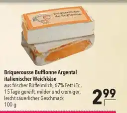 Citti Briquerousse Bufflonne Argental italienischer Weichkäse tilbud