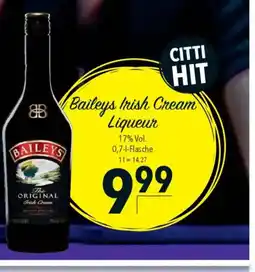 Citti 88 Baileys Irish Cream Liqueur tilbud