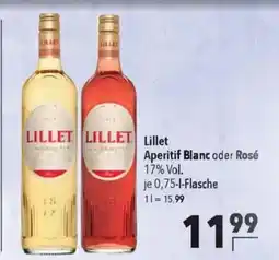 Citti Lillet Aperitif Blanc oder Rosé 17% Vol. tilbud