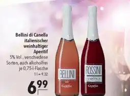 Bellini di Canella italienischer weinhaltiger Aperitif