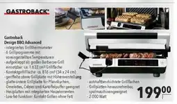 Citti Gastroback Design BBQ Advanced -integriertes Grillthermometer -6 Grillprogramme mit tilbud