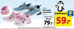 Lidl LUPILU Børnesko med blink tilbud