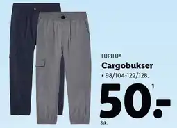 Lidl LUPILU Cargobukser tilbud