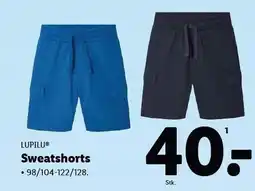 Lidl LUPILU Sweatshorts tilbud
