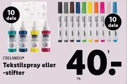 Lidl CRELANDO Tekstilspray eller -stifter tilbud