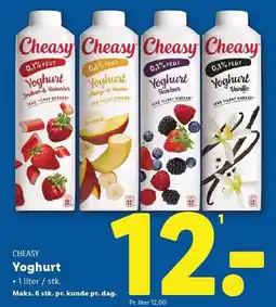 Lidl CHEASY Yoghurt tilbud