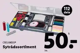 Lidl CRELANDO Sytrådssortiment tilbud