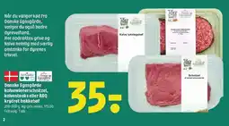 Coop 365 Danske Egnsgårde kalvewienerschnitzel, kalvesteaks eller BBQ krydret hakkebøf tilbud