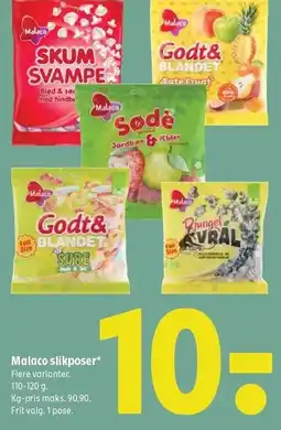 Coop 365 Malaco slikposer tilbud