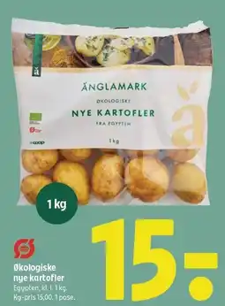 Coop 365 ÄNGLAMARK Økologiske nye kartofler tilbud