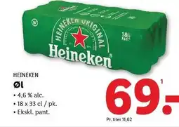 Lidl HEINEKEN Øl tilbud
